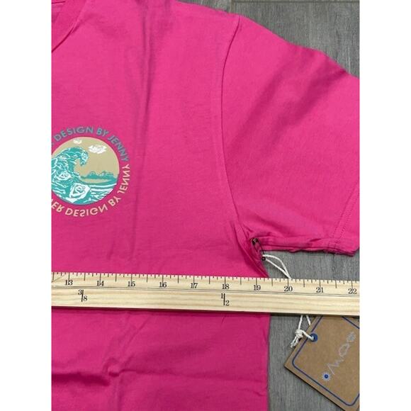 NWT VastLife Womens Graphic Print T-Shirt Short Sleeve Crew Neck Pink Size M - Picture 10 of 11